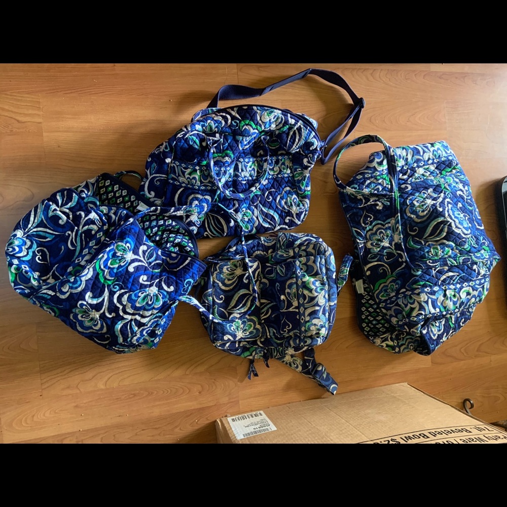 Gorgeous Mediterranean blue vera Bradley set